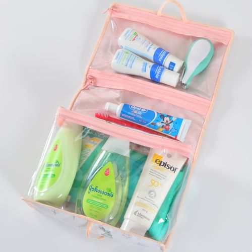 Necessaire Viagem Matelassê Cinza