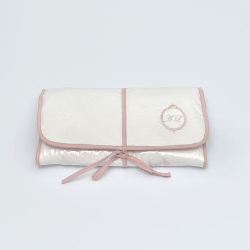 Necessaire Trocador Portátil Matelassê Offwhite
