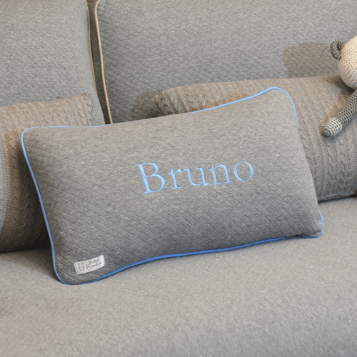 Almofada Decorativa Retangular Matelasse Soft Touch Cinza