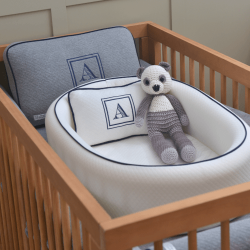 Ninho Redutor de Berço para Bebê Matelasse Soft Touch Offwhite