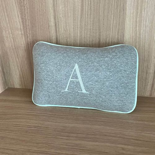 SALE JÁ PERSONALIZADO - A - Almofadinha Mini Cinza