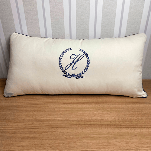 SALE JÁ PERSONALIZADO - H - Almofada Cabeceira Colors Marinho