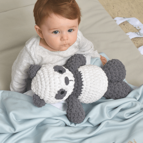 Panda Amigurumi Crochê Ultra Soft