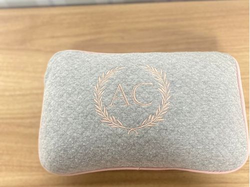 SALE JÁ PERSONALIZADO - AC - Almofadinha Mini Cinza com Rosé