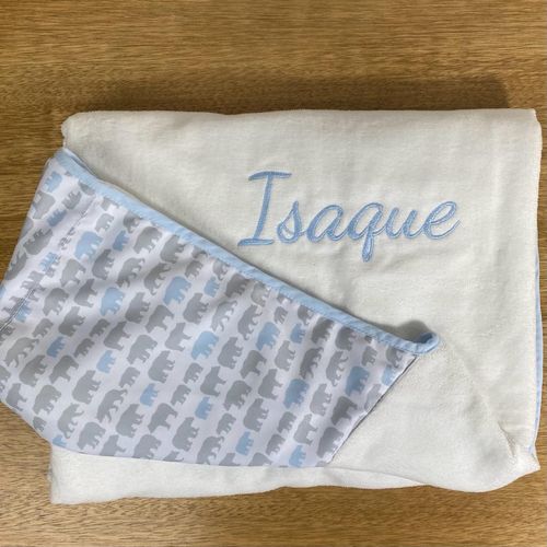 SALE JÁ PERSONALIZADO - Isaque - Toalha capuz