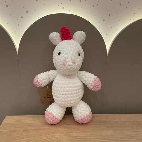 Unicórnio Amigurumi Crochê Ultra Soft