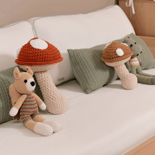 Cogumelo G Amigurumi Crochê Ultra Soft