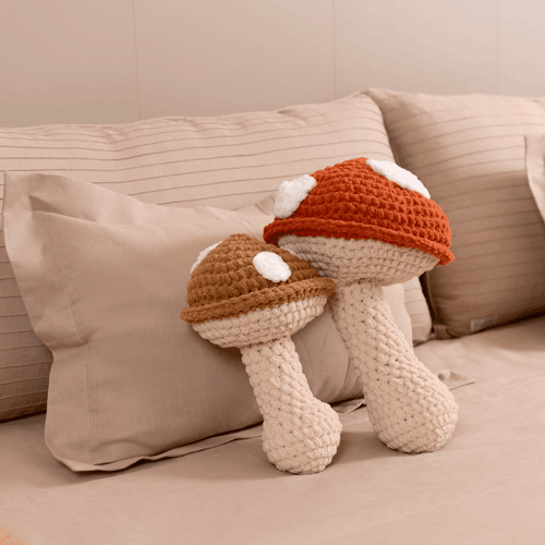 Cogumelo M Amigurumi Crochê Ultra Soft