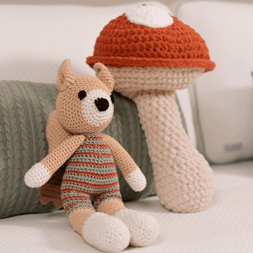 Esquilo Amigurumi Crochê