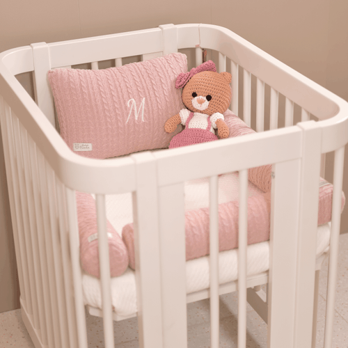 Kit Protetor de Mini Berço 100% Tricot Premium