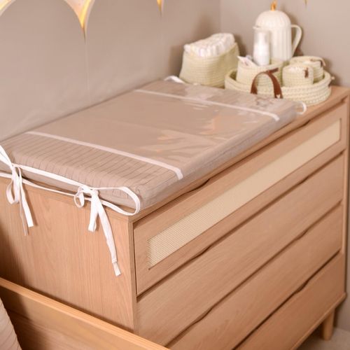 Cômoda 4 Gavetas Linha Paglia Carvalho Malva