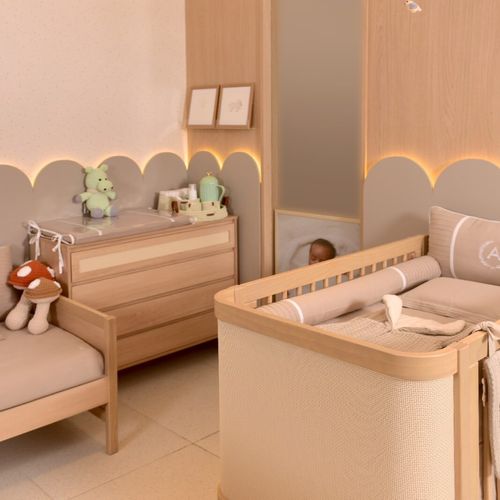 Cômoda 4 Gavetas Linha Paglia Carvalho Malva