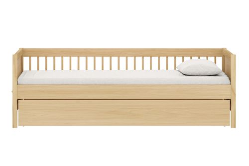 Cama com Cama Auxiliar Linha Paglia Carvalho Malva