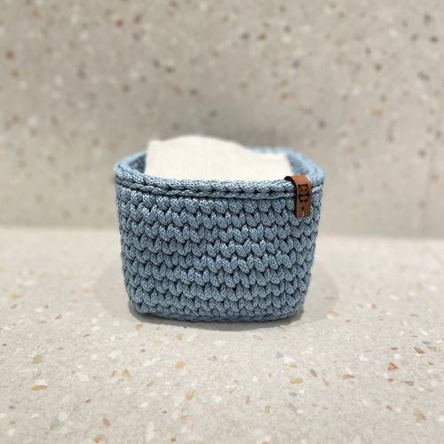Porta Algodão Crochê Baby Maxi