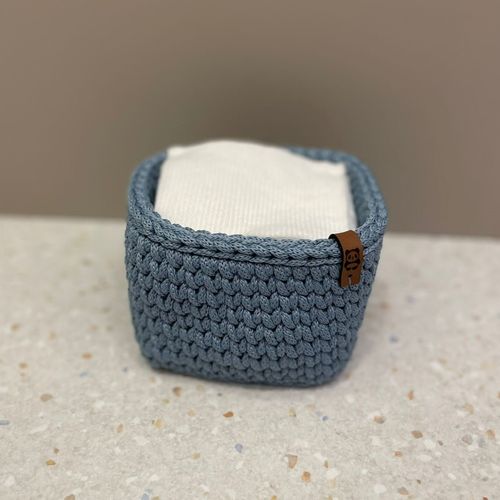 Porta Algodão Crochê Baby Maxi