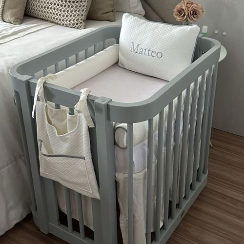 Kit Protetor de Mini Berço Matelassê Soft Touch - Entrar em contato pelo chat para cores