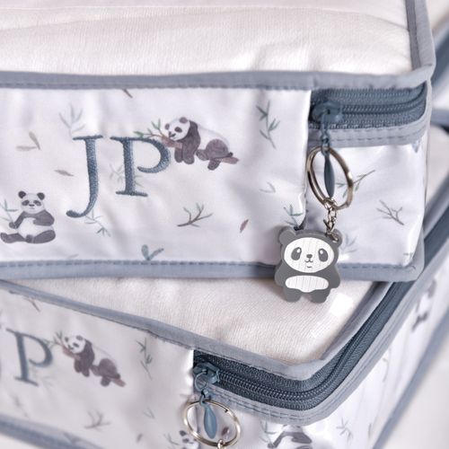 Kit Organizador PMG Jardim dos Pandas - 3 pçs