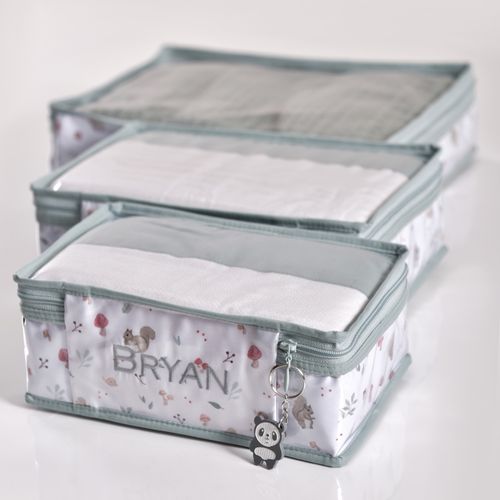 Kit Organizador PMG Jardim dos Cogumelos - 3 pçs