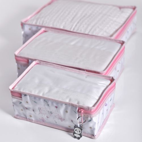 Kit Organizador PMG Jardim das Borboletas - 3 pçs