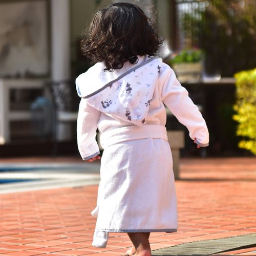 Roupão Infantil Atoalhado Pandas