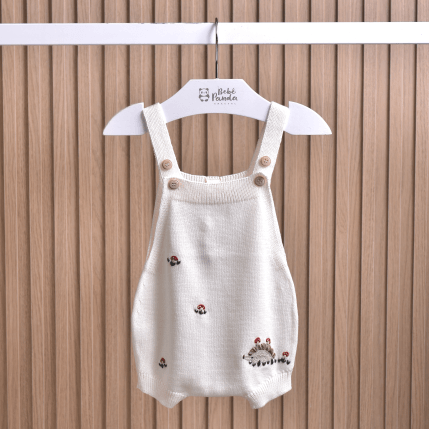 Romper Cogumelos com Porco Espinho