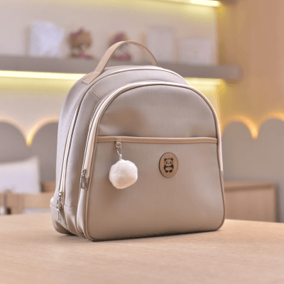 Mochila Maternidade Bebê Panda Fendi