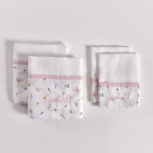 Kit Fraldinhas Boca e Ombro Borboletas - 4 pçs Flash