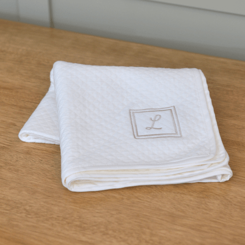 Cueiro Matelassê Soft Touch Offwhite Personalizado Flash