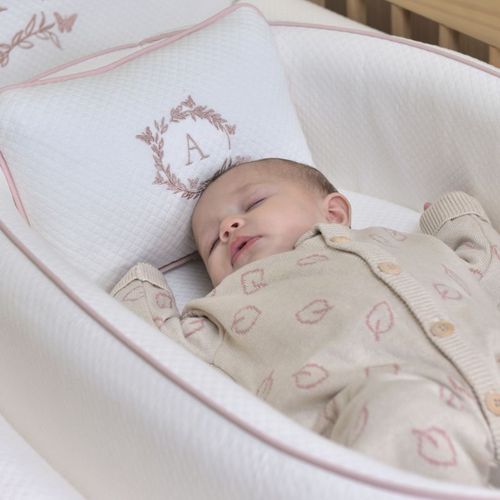 Ninho Redutor de Berço para Bebê Matelasse Soft Touch Offwhite