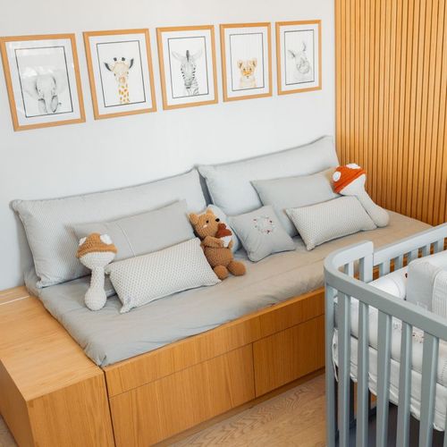 Kit Cama Auxiliar Jardim Encantado - 9 pçs