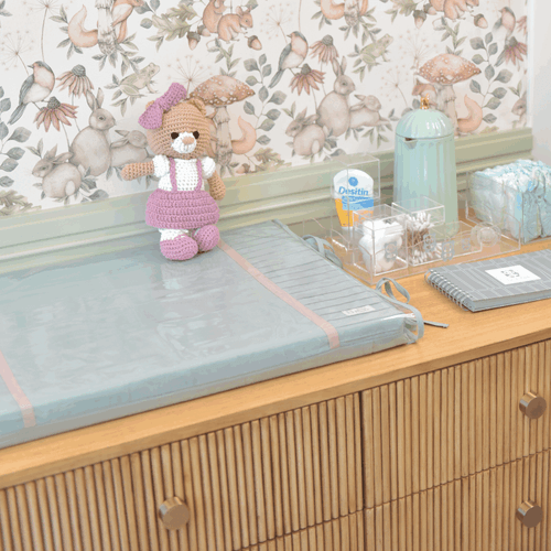 SALE - Trocador de Cômoda Linho Orgânico Lovely Touch Verde