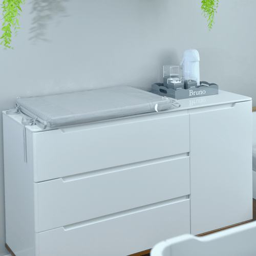 SALE - Trocador de Cômoda Linho Orgânico Lovely Touch Cinza