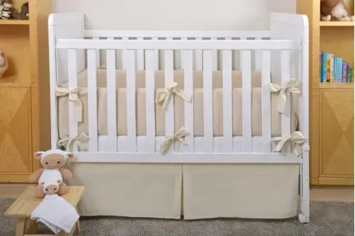 SALE - Saia para Berço 200 fios Bege