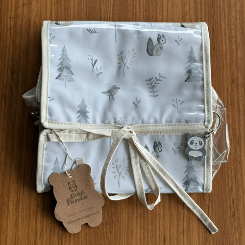 SALE - Necessaire Viagem Floresta Bege