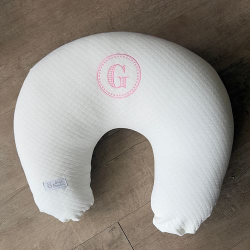 SALE JÁ PERSONALIZADO - Almofada Amamentação Offwhite - G