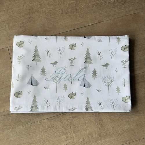 SALE JA PERSONALIZADO - Italo - Jogo de Lençol Berço Floresta