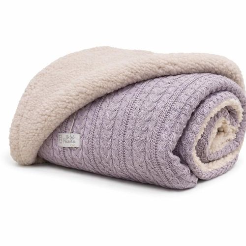 SALE - Manta com Pele Tricot Premium